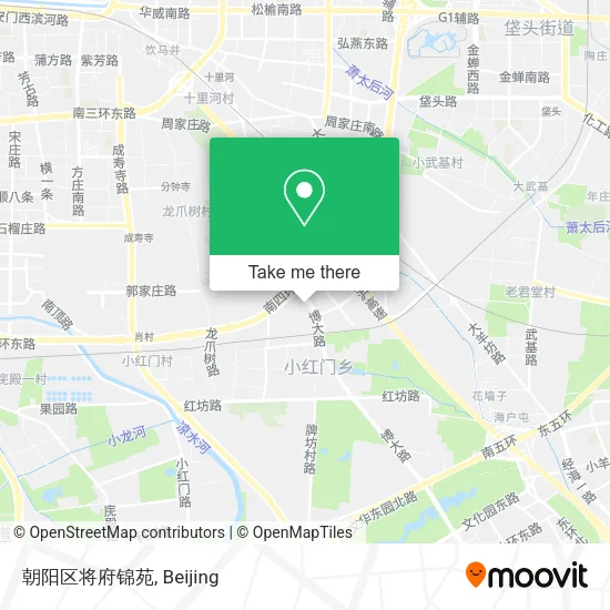 朝阳区将府锦苑 map