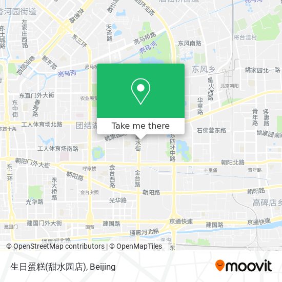 生日蛋糕(甜水园店) map