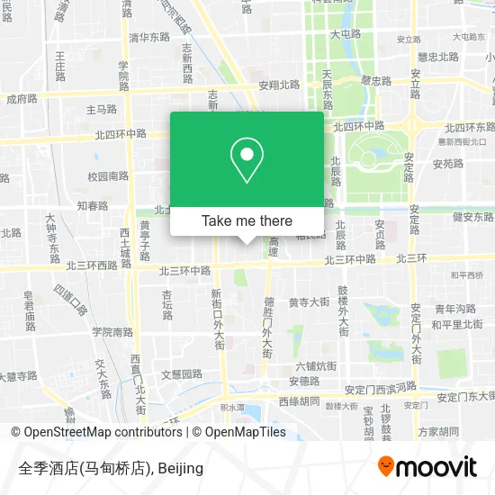 全季酒店(马甸桥店) map