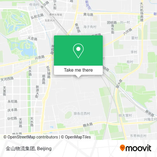 金山物流集团 map