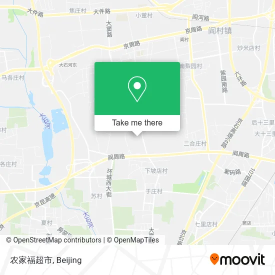 农家福超市 map