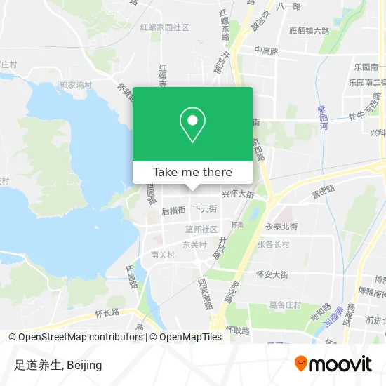 足道养生 map