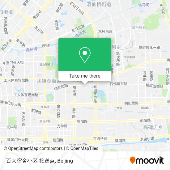 百大宿舍小区-接送点 map