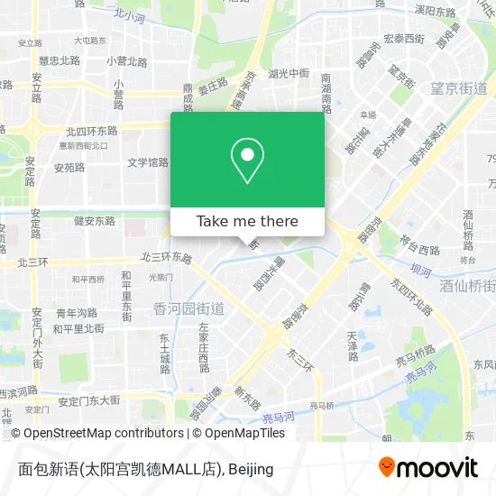 面包新语(太阳宫凯德MALL店) map