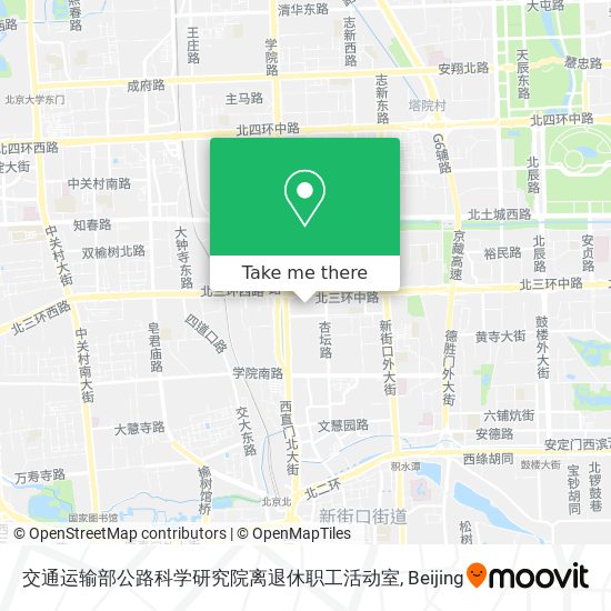 交通运输部公路科学研究院离退休职工活动室 map