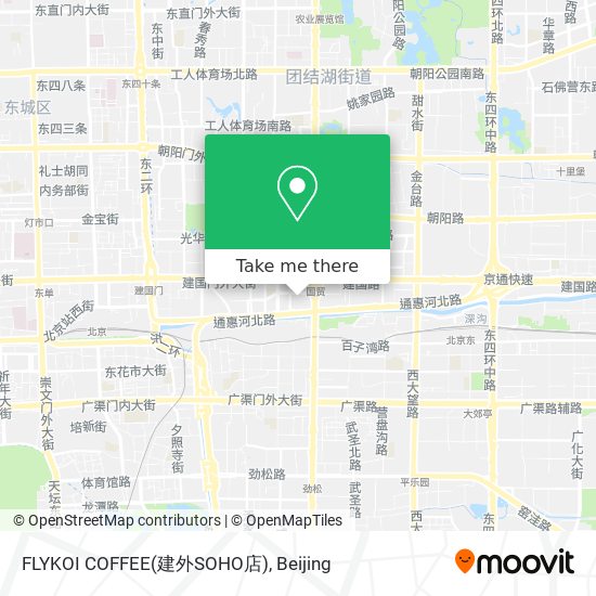 FLYKOI COFFEE(建外SOHO店) map