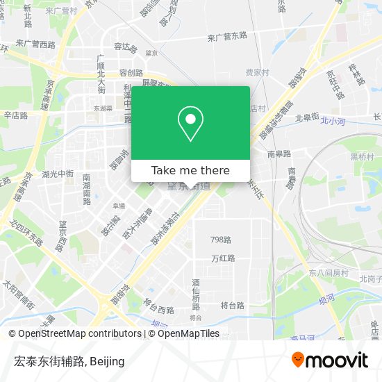 宏泰东街辅路 map