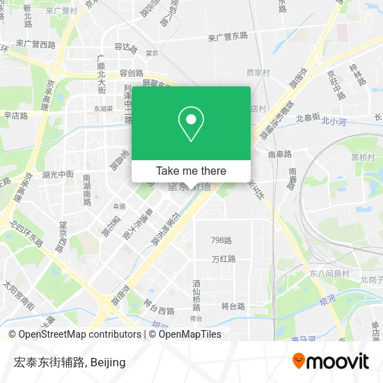 宏泰东街辅路 map