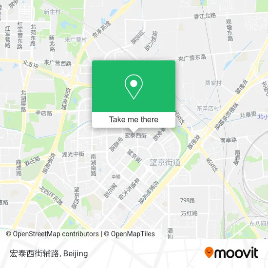 宏泰西街辅路 map