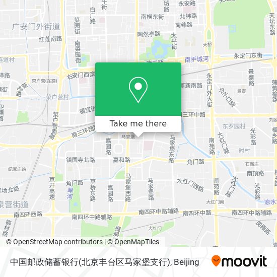 中国邮政储蓄银行(北京丰台区马家堡支行) map