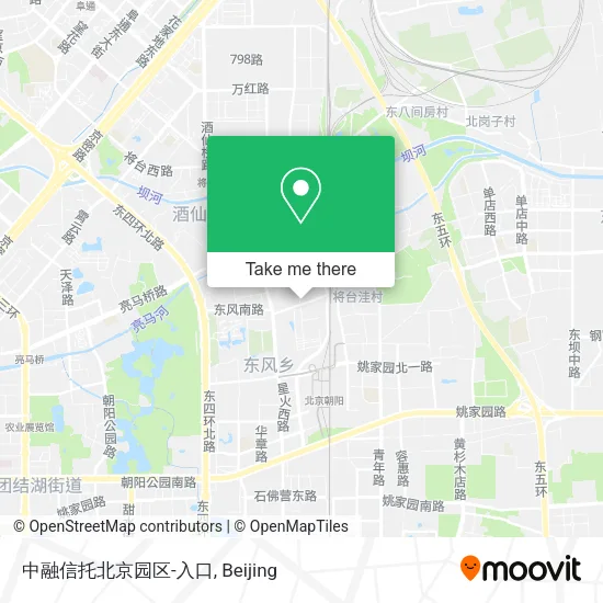 中融信托北京园区-入口 map