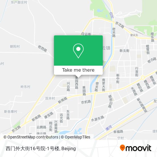 西门外大街16号院-1号楼 map