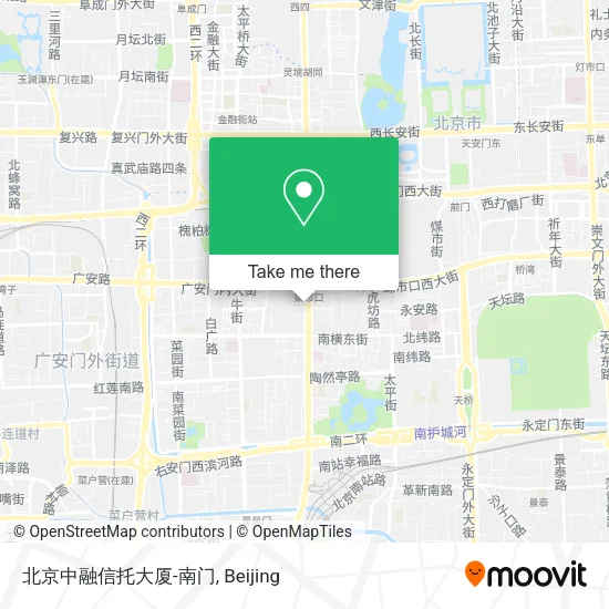 北京中融信托大厦-南门 map