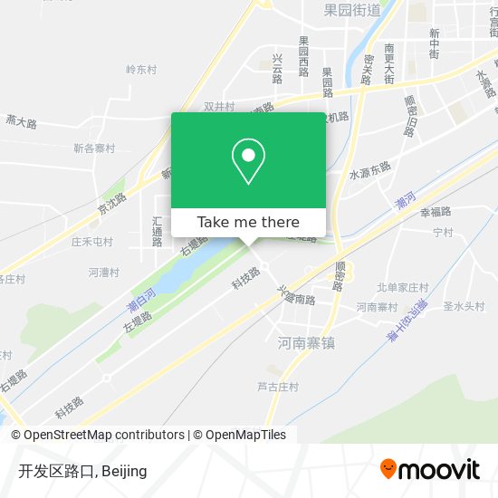 开发区路口 map