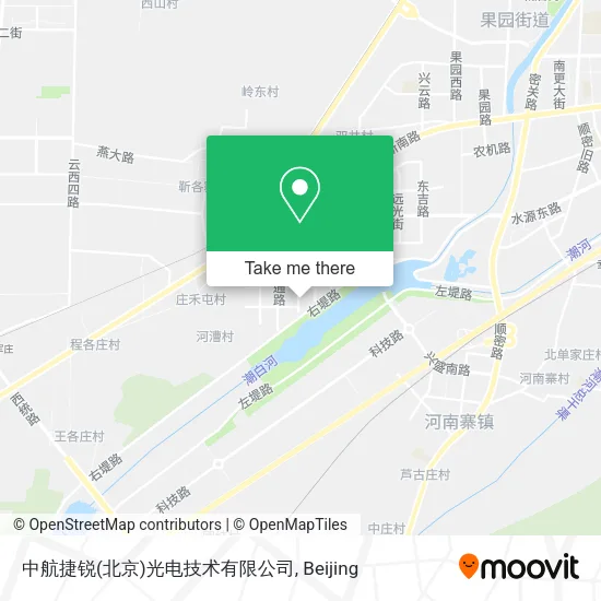 中航捷锐(北京)光电技术有限公司 map