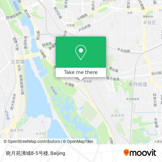 晓月苑沸城8-5号楼 map