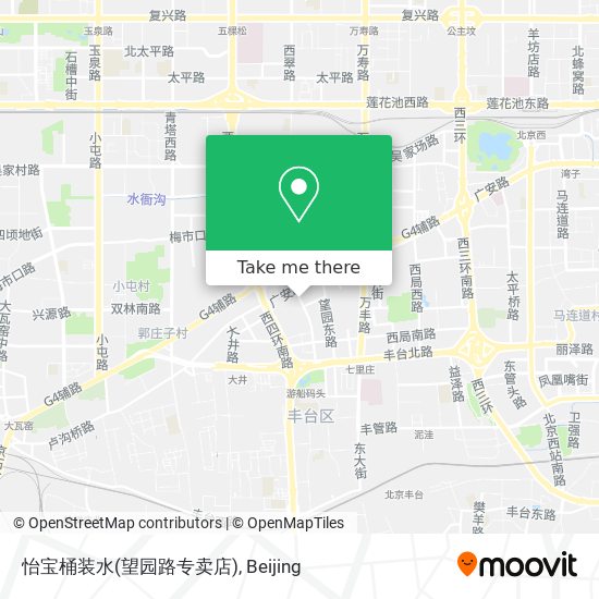 怡宝桶装水(望园路专卖店) map