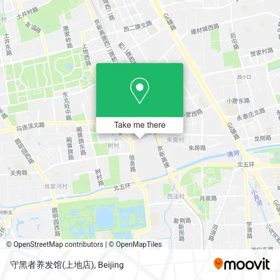 守黑者养发馆(上地店) map