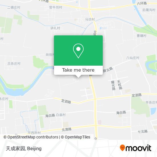 天成家园 map