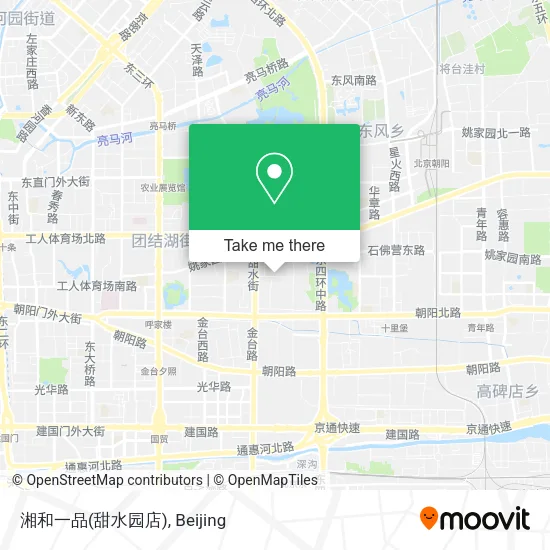 湘和一品(甜水园店) map