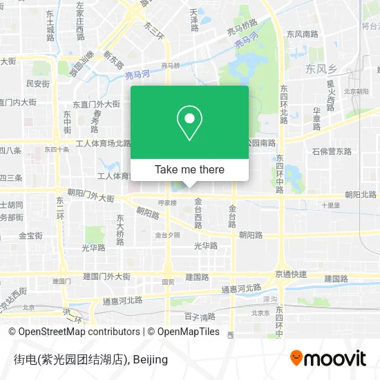 街电(紫光园团结湖店) map