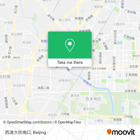 西潞大街南口 map