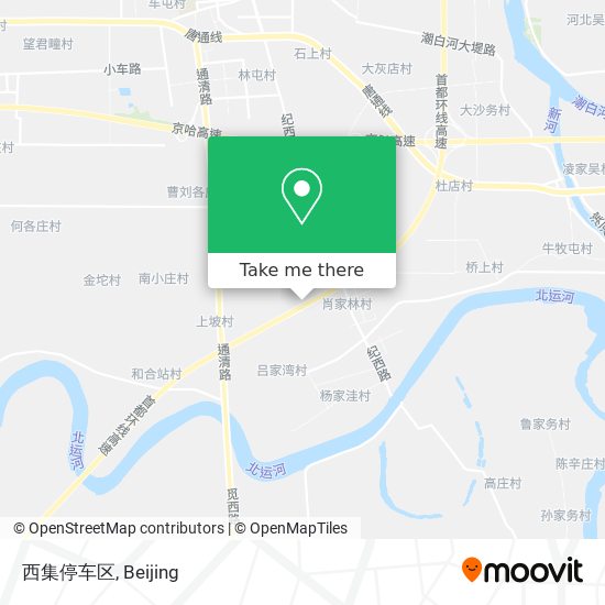 西集停车区 map
