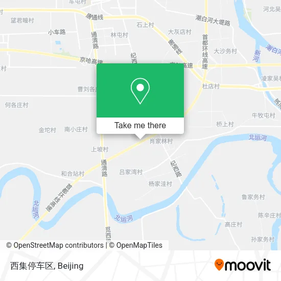 西集停车区 map