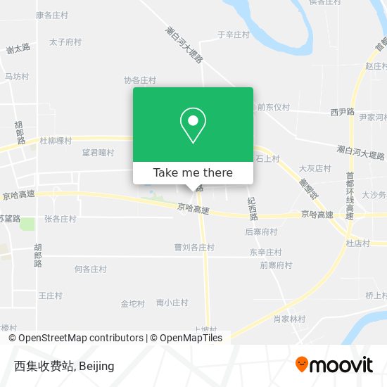 西集收费站 map