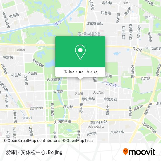 爱康国宾体检中心 map