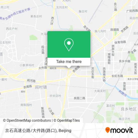 京石高速公路/大件路(路口) map
