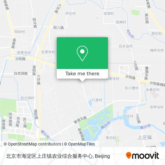 北京市海淀区上庄镇农业综合服务中心 map