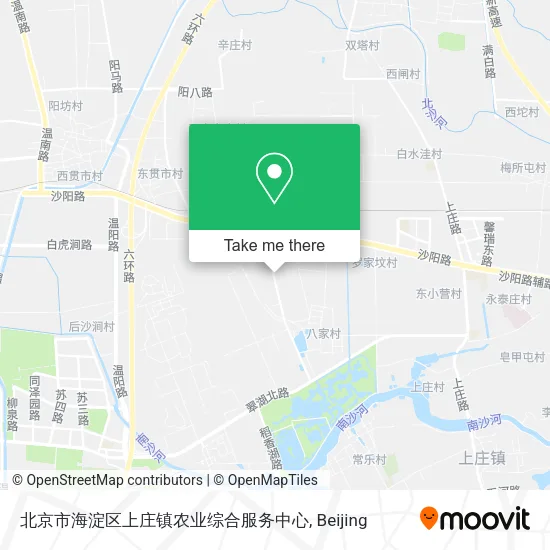 北京市海淀区上庄镇农业综合服务中心 map