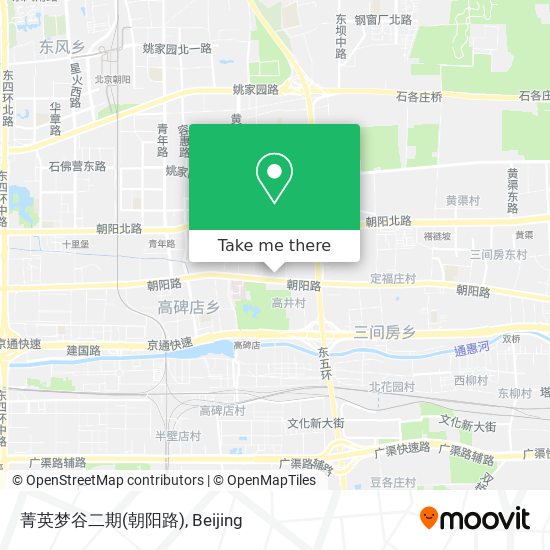 菁英梦谷二期(朝阳路) map