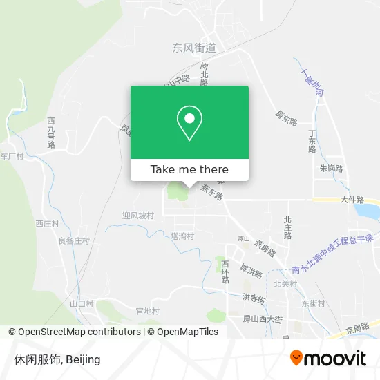 休闲服饰 map