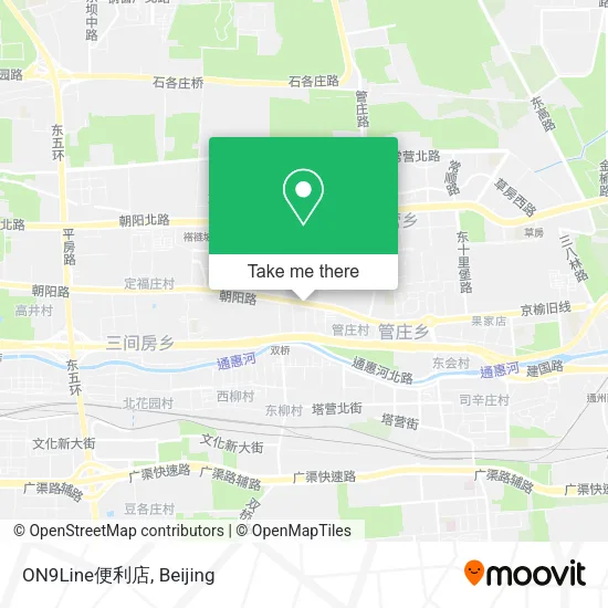 ON9Line便利店 map
