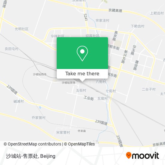 沙城站-售票处 map