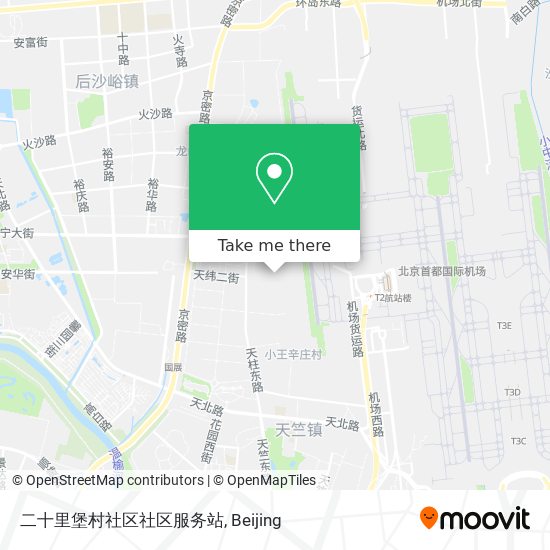 二十里堡村社区社区服务站 map