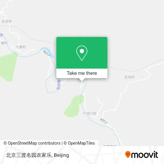 北京三渡名园农家乐 map