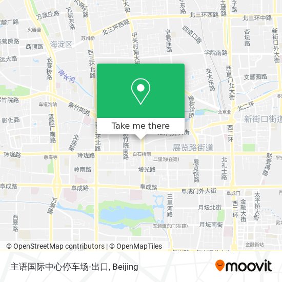主语国际中心停车场-出口 map