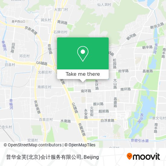 普华金芙(北京)会计服务有限公司 map