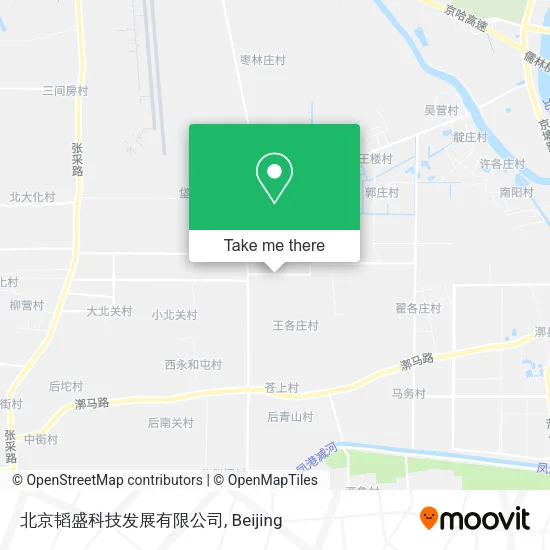北京韬盛科技发展有限公司 map