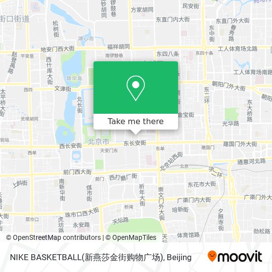 NIKE BASKETBALL(新燕莎金街购物广场) map