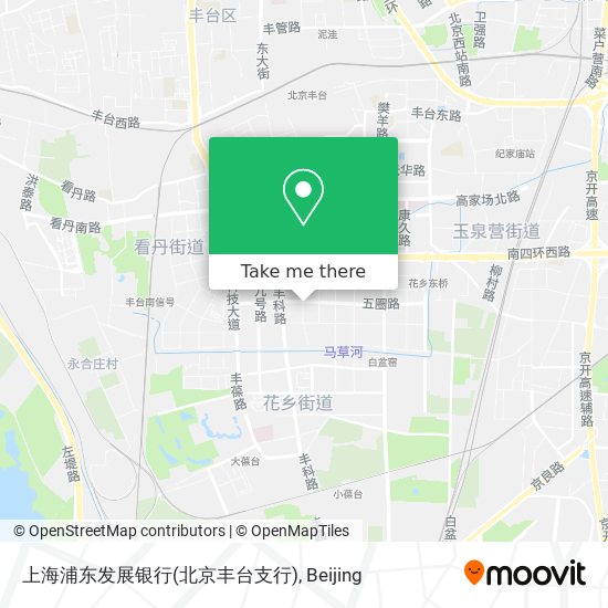 上海浦东发展银行(北京丰台支行) map