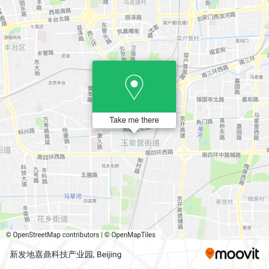 新发地嘉鼎科技产业园 map