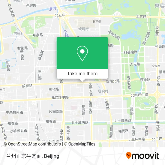 兰州正宗牛肉面 map