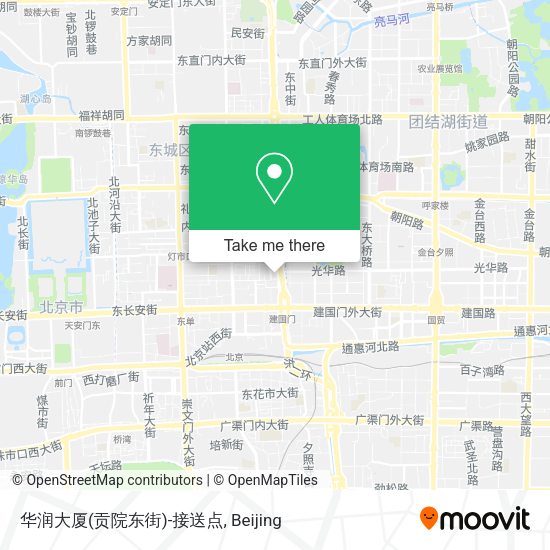 华润大厦(贡院东街)-接送点 map