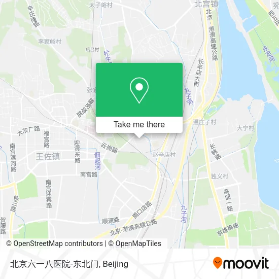 北京六一八医院-东北门 map