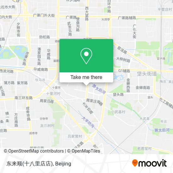 东来顺(十八里店店) map