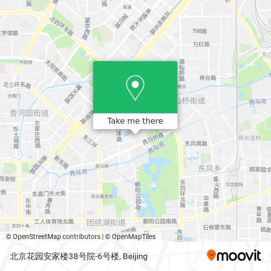 北京花园安家楼38号院-6号楼 map
